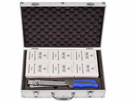 Hammertacker-Set HAWE 11 mit 6 Pack Heftklammern 9mm im Alukoffer, Z08710