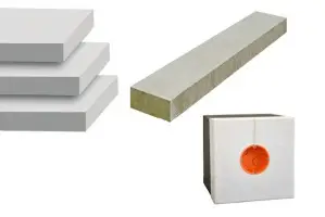 Panouri izolante - vata minerala ignifuga - elemente de montaj