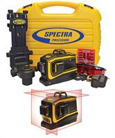 =81= Laser-linie SPECTRA LT56 cu 3 planuri incl. adaptor, placă ţintă, ochelari, în trusă, Z120056