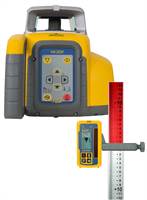Set laser rotativ SPECTRA HV 302 incl. receptor, suport HL760 etc., în trusă, Z140320