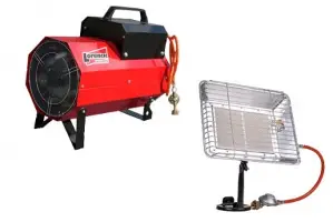 Tunuri cu gaz pentru încălzire - încălzitoare pe gaz