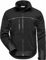 Jachetă Softshell ALPHA ELYSEE®, negru/negru, Măr. XXL, UA10, Z20001XXL
