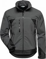 Jachetă Softshell BETA ELYSEE®, gri/negru, Măr. S, UA10, Z20002S