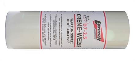 Stator D 7-2,5 alb-crem, cu siguranţă contra torsiunii, nu necesită întretinere, Z209021