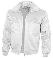 Jachetă pilot QUALITEX, albă, 265 g/m², mărime XL, Z23611XL