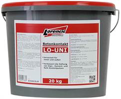 Betonkontakt LORENCIC LO-Uni pentru tencuieli din ipsos/var-ciment, interior/exterior, 20kg/găleată, **Pericol îngheţ**,...