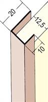 Profil de încadrare din PVC 3741, 12,5mm, 2,5 ml/bară, 50 bare/legătură, 42 legături/palet, Z43741250
