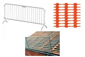 Garduri de protectie + gard de semnalizare - gard de protectie + grilaj