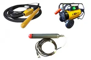 Vibratoare interne pentru beton - convertizoare de frecventa