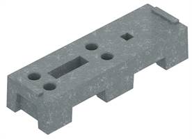 Picior din material reciclat, 767 x 247 x 160mm, 24 bucăţi/palet, Z7004418
