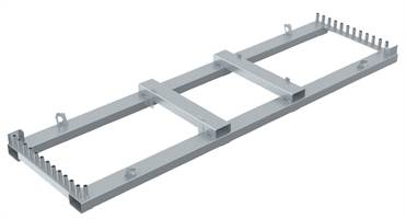 Palet pentru transport, TP 25, 3,55 x 1,18m, pentru gard mobil, Z7021143