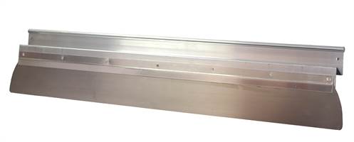 Şpaclu de netezit gletul, profil Z, aluminiu, natur, 60cm, cu lamă 80x0,5mm, Z7666R608LO