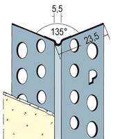 Vinclu-colţar din aluminiu, în unghi de 135°, 3,0 ml/bară, 50 bare/legătură, Z40433