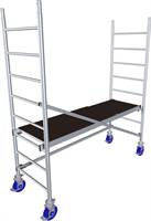 Alu-Rollgerüst KRAUSE® MONTO® PROTEC® Breitaufbau 2,00x0,60m, AH= 2,90m, Z940100