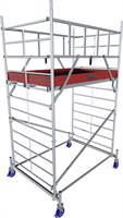Alu-Rollgerüst KRAUSE® MONTO® PROTEC® XXL Breitaufbau 2,00x1,20m, AH= 4,30m, Z945112