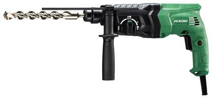 Bohr- u. Meißelhammer HIKOKI DH24PH2 730W SDS-Plus m. Zusatzhandgriff, im Koffer, ZDH24PH2WSZ