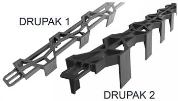 Distanţier DRUPAK 2, 40mm, fără PVC, 2 ml/bucată, îngropat, 60 ml/legătură, 60 legături/palet, ZDPF402002