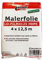 Folie de acoperire LO-FILM4125 HDPE 4x12,5m 10Buc/Cutie, 70Cutii/Pal, ZLOFILM4125