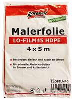 Folie de acoperire LO-FILM45 HDPE 4x5m 20Buc/Cutie, 90Cutii/Pal, ZLOFILM45