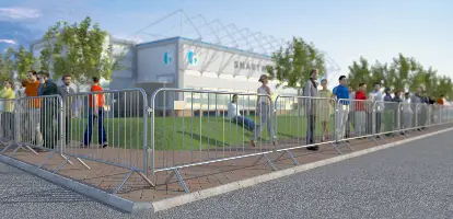 Absperrzaun 2280x1100mm 25Stk/Bund, Z01056831X