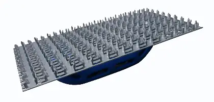 Drişcă pentru răzuit tencuiala 245x130mm ,30buc/cutie, Z01418