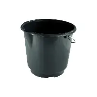 Găleată neagră, 15 litri, cu toartă, 360 bucăţi/palet, Z10126349