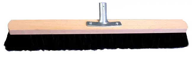 Mătură, 60cm, păr amestecat, cu suport pentru coadă, Z10601