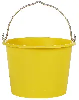 Baueimer gelb 12 Liter kranbar 600Stk/Pal, Z1101226