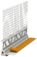 Profil etanşare aplicare tencuială, 3D Mini, ţesătură WDVS şi buză, 2,4 ml/bară, 25 bare/cutie, 40 cutii/palet, Z1124LO