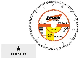 Pânză-ferăstrău diamantată Standard, pentru beton/granit, C3R, 230 x 2,4 x 22,23mm, galbenă, TYROLIT, Z12133