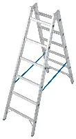 Sprossen-Doppelleiter Alu KRAUSE® STABILO® 2x6 Sprossen 1,80m, AH= 3,05m, Gew. 6,3kg, Z124906