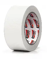 Bandă adezivă profesională din PVC, cu striaţii, albă, 48mm x 33m, UA36 ! Nu răspundem pentru urme!, Z16058LO