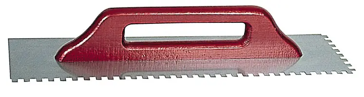 Gletuitor profesional 500x130x0,7mm, E6, inox, dinţat - mâner înşurubat UA25, Z1748306