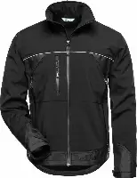 Jachetă Softshell ALPHA ELYSEE®, negru/negru, Măr. S, UA10, Z20001S