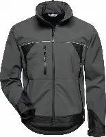 Jachetă Softshell BETA ELYSEE®, gri/negru, Măr. L, UA10, Z20002L