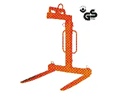 Furcă de încărcare 1053.4, 2000kg, varianta masivă, secţiune coadă de rândunică, 40/120mm, 220kg, Z200540