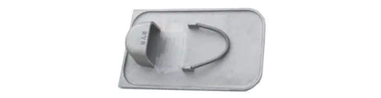 Glättschuh Alu ohne Feder, Z2032OF