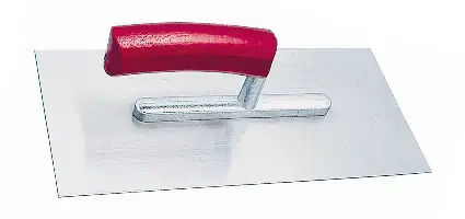 Drişcă de gletuit 280x130x1,0mm inox - mâner cilindric, îmbinare aluminiu, UA33, Z2101102