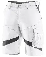 Arbeitsshorts KÜBLER ACTIVIQ weiß/anthrazit 270 g/m² Gr. 58, Z2450109758
