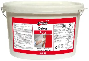 Dekor-Putz Kratz 1,5mm, farbig, Verbrauch 2,5kg/m², 25kg/Kübel, 32Kübel/Pal, Z2509125LO
