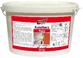 Kunstharzputz Kratz 2,0mm, weiß, Verbrauch 2,9kg/m², 25kg/Kübel, 32Kübel/Pal, Z2510425LOW