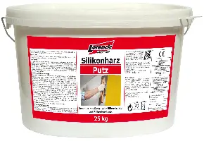 Silikonharz-Putz Kratz 1,5mm, weiß, Verbr. 2,5kg/m², 25kg/Kübel, 32Kübel/Pal, Z2518125LOW