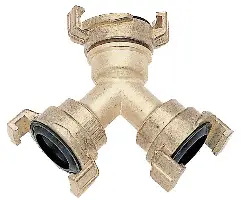 Repartitor Y cu 3 cuplaje-gheară din alamă GEKA® 3/4" 40buc/cutie, Z2519