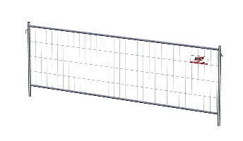 Element de gard mobil F1, 1200 x 3472mm (M100), cui şi respectiv ureche de îmbinare, Z2711012353