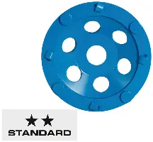 Topfscheibe STS-S 125x22x22,23 DGU-PCD mit Stützsegment TYROLIT, Z34558007