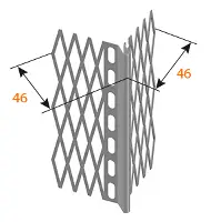 Profile de cant pentru exterior 90° 3,00ml/bara 15bare/leg 96leg/Pal, Z41043300LO