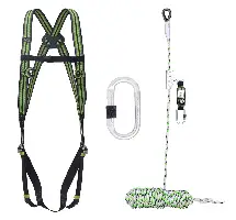 Bandfalldämpfer-Set KRATOS® inkl. Auffanggurt, 20m Seil, Tasche, Z4491