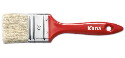 Flachpinsel Kana 50mm, 6. Stärke, Mixborste, Kunststoffstiel VPE12, Z462850-411