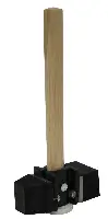 Gummihammer GH-ERGO-K PROBST mit Stiel 400mm, Z51800114