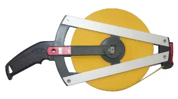 Ruletă cu cadru standard 50m din fibră de sticlă, cm, cu început de bandă B, Z520041050B